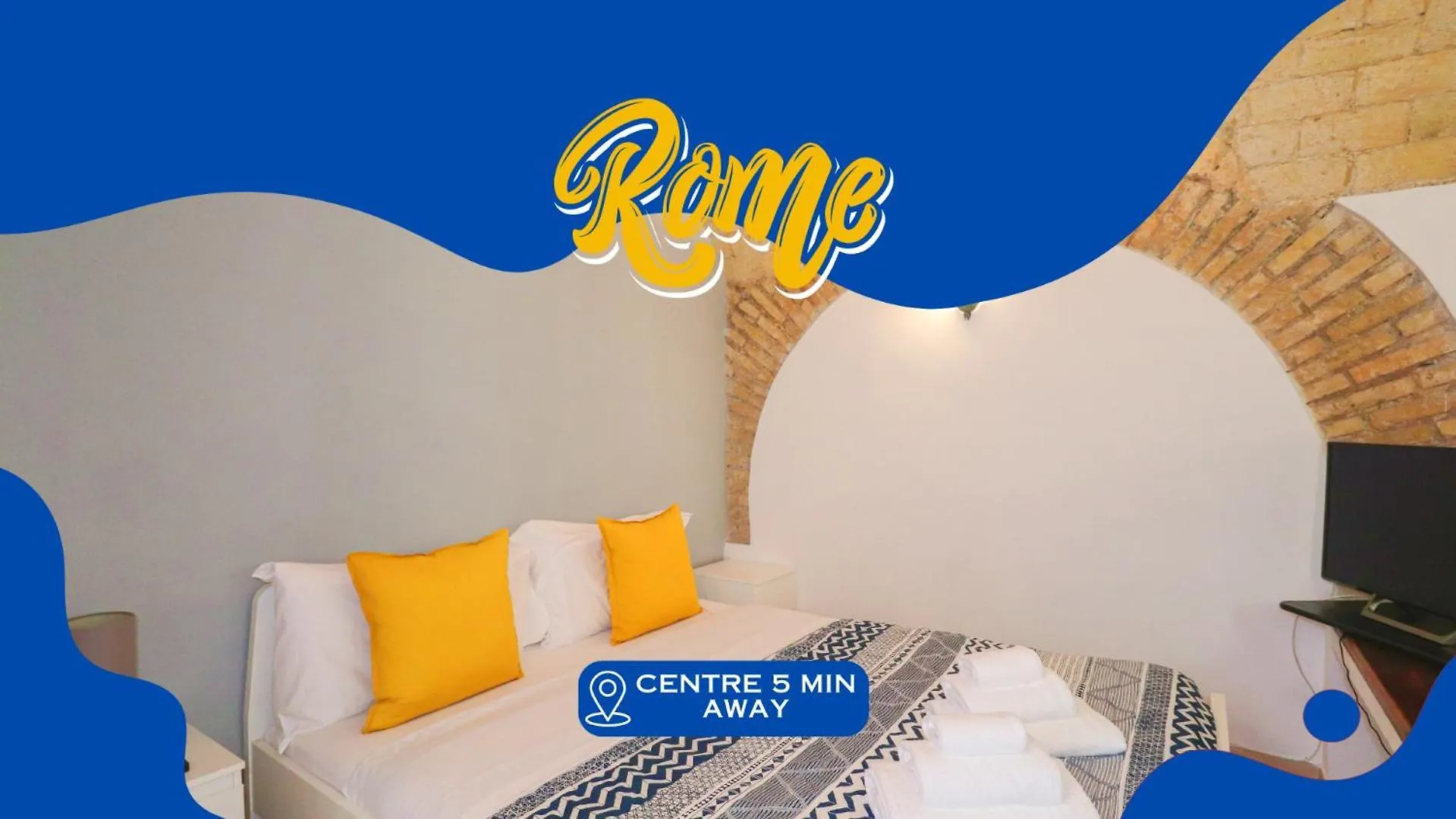 Rome Centre 5Min - Cozy Apartment & Patio